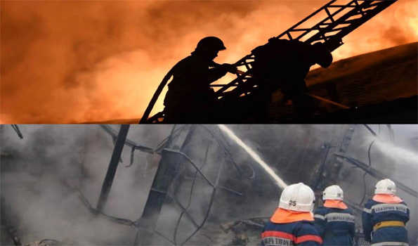 रूस के वोल्गोग्राड तेल रिफाइनरी में आग लगी