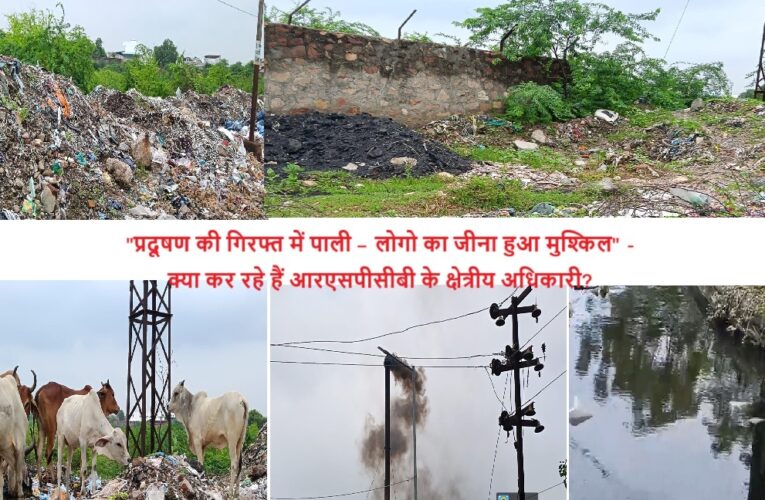 “प्रदूषण की गिरफ्त में पाली – लोगो का जीना हुआ मुश्किल”